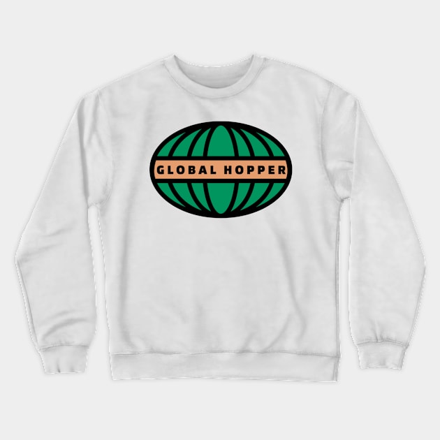 Global Hopper Main T Crewneck Sweatshirt by MoreGraphics